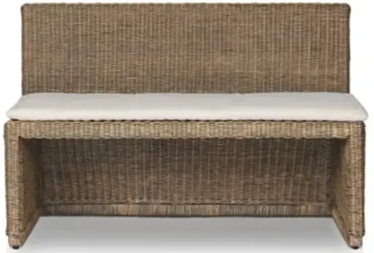 Amber Lewis x Four Hands Senna Woven Dining Bench