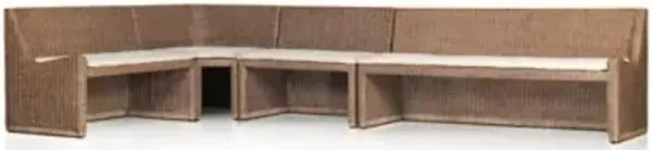 Amber Lewis x Four Hands Senna L Shaped Dining Bench