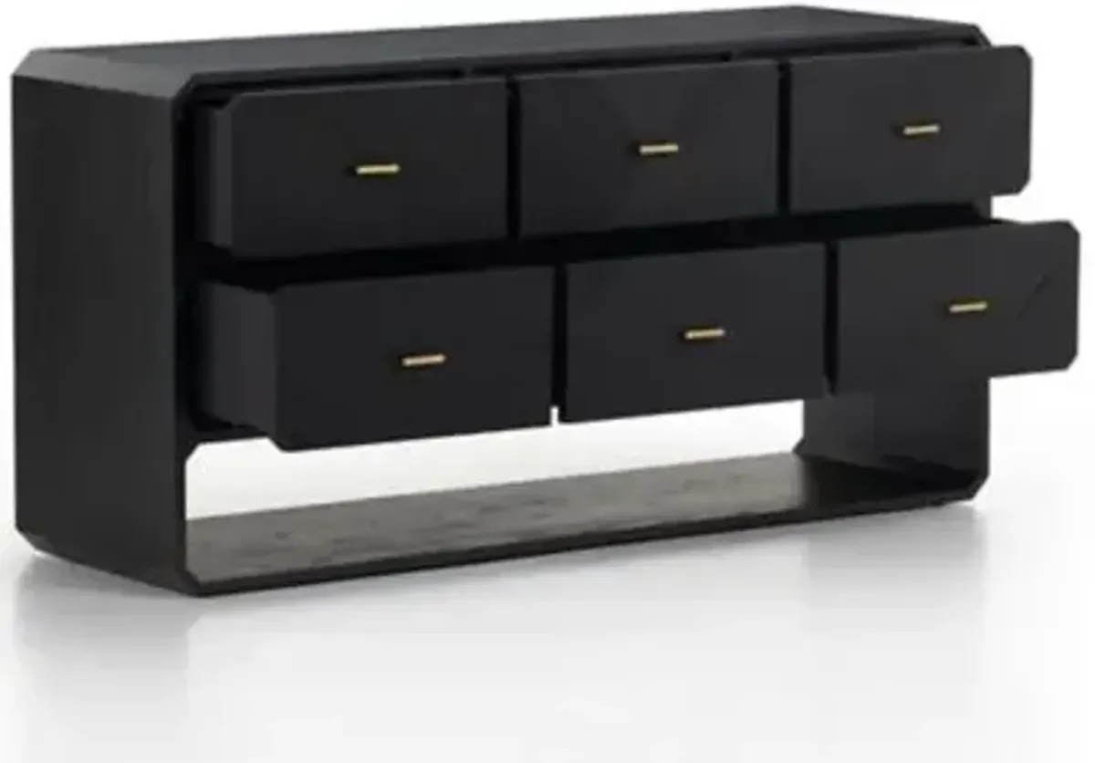 Caspian 6 Drawer Dresser