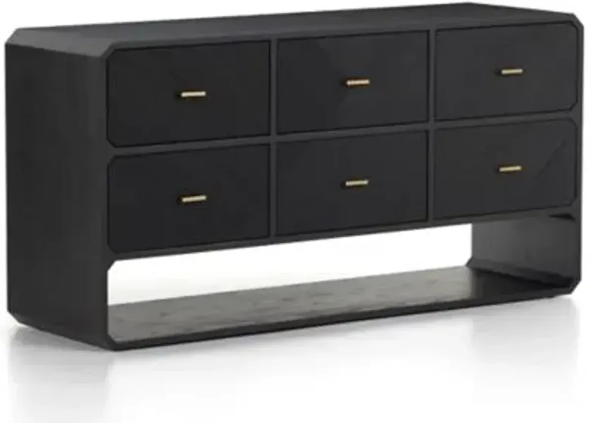 Caspian 6 Drawer Dresser