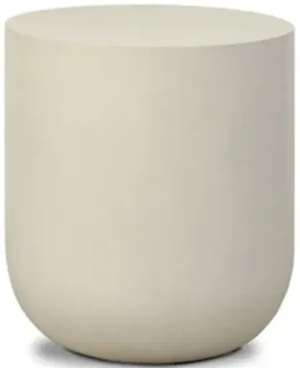 Ivan Round Outdoor End Table