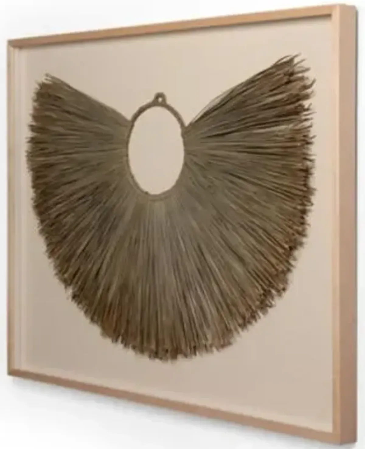 Beda Framed Sea Grass Object Wall Art