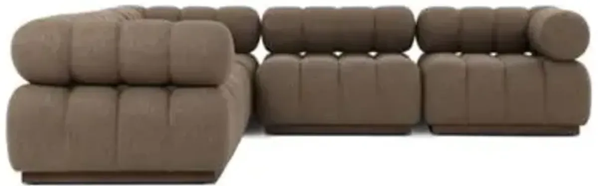 Roma Outdoor 5-Piece Corner Sectional Sofa