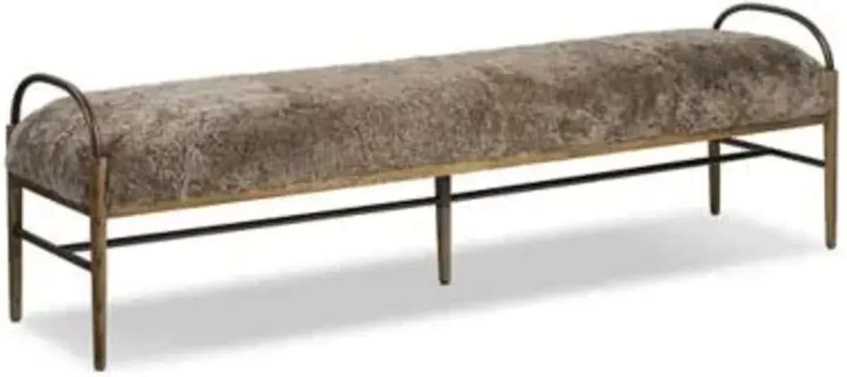 Amber Lewis x Four Hands Demi Accent Bench