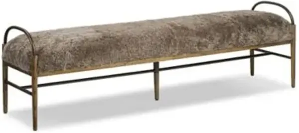 Amber Lewis x Four Hands Demi Accent Bench