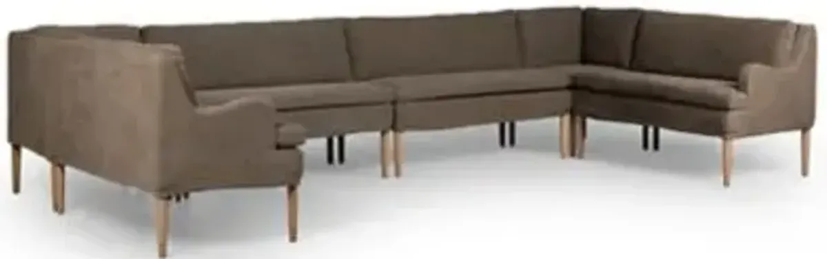 Amber Lewis x Four Hands Aurelia Dining Banquette U Shape Sofa