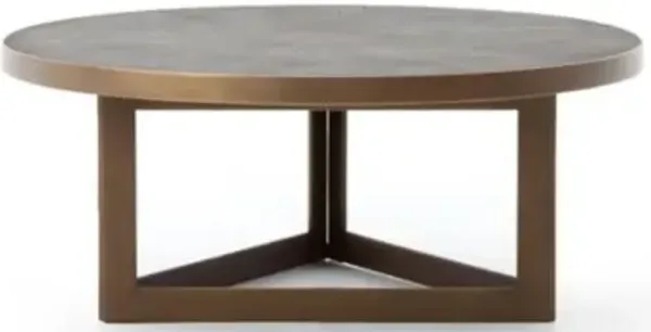 Shagreen Round Coffee Table