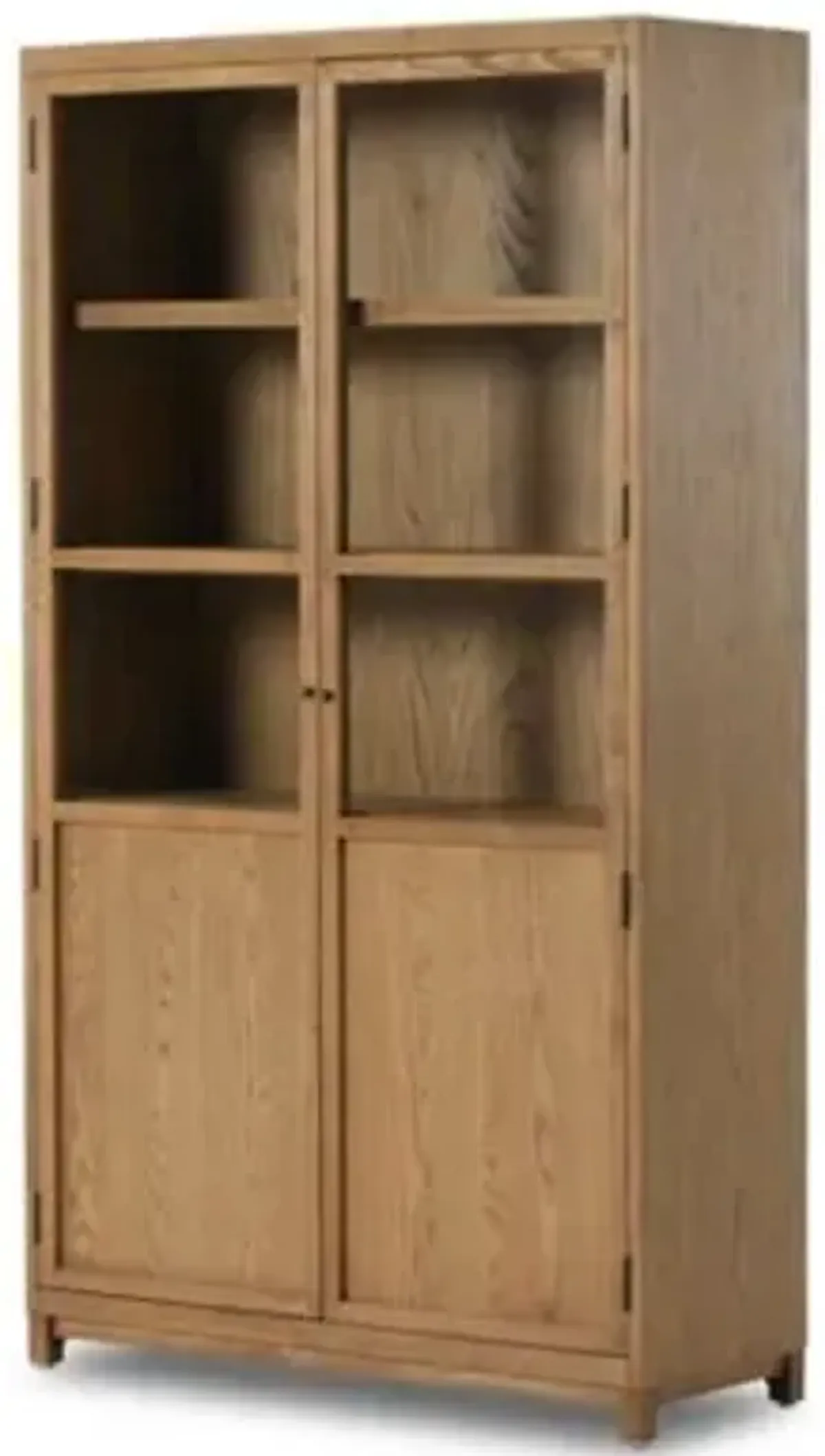 Millie Panel and Glass Door Cabinet