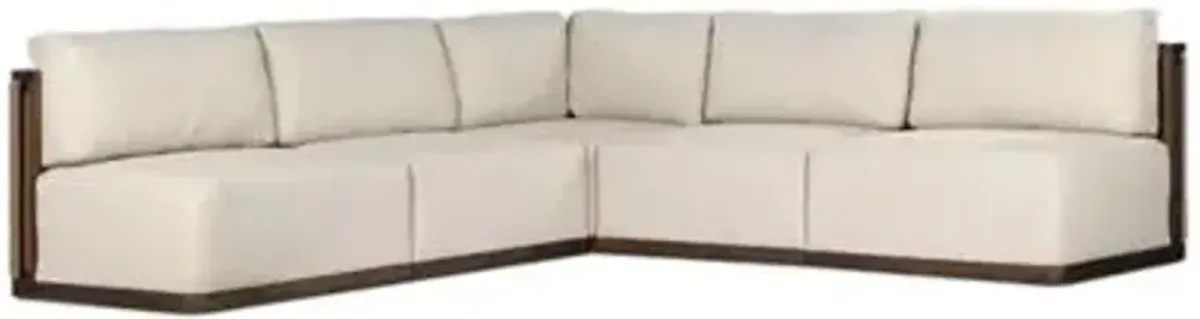 Brio Outdoor 5 Pc Sectional Sofa