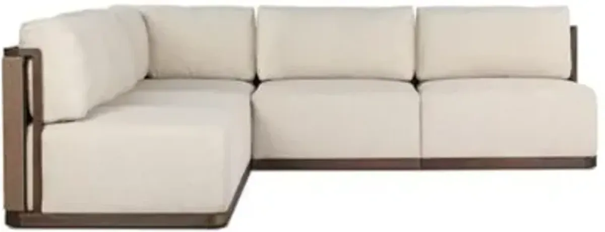 Brio Outdoor 5 Pc Sectional Sofa