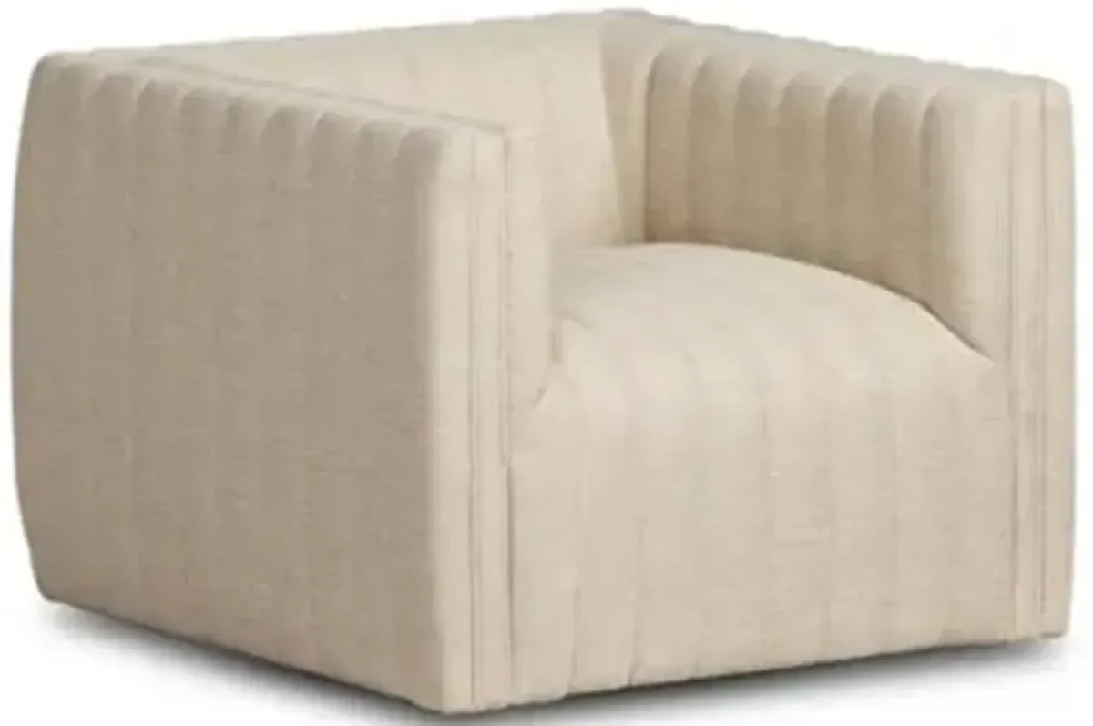 Augustine Outdoor Swivel Chair