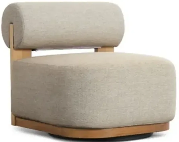 Malta Outdoor Swivel Chair