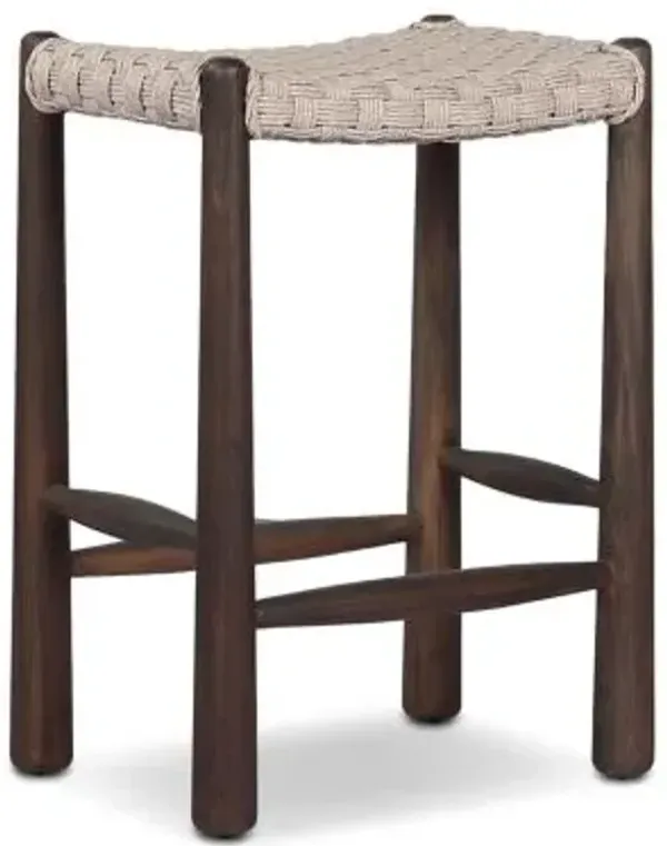 Amber Lewis x Four Hands Savio Outdoor Bar / Counter Stool