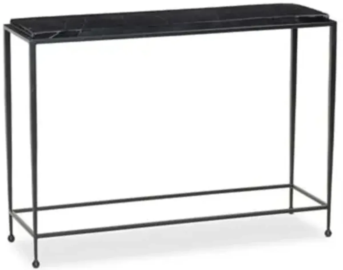 Dalston Cast Glass Console Table