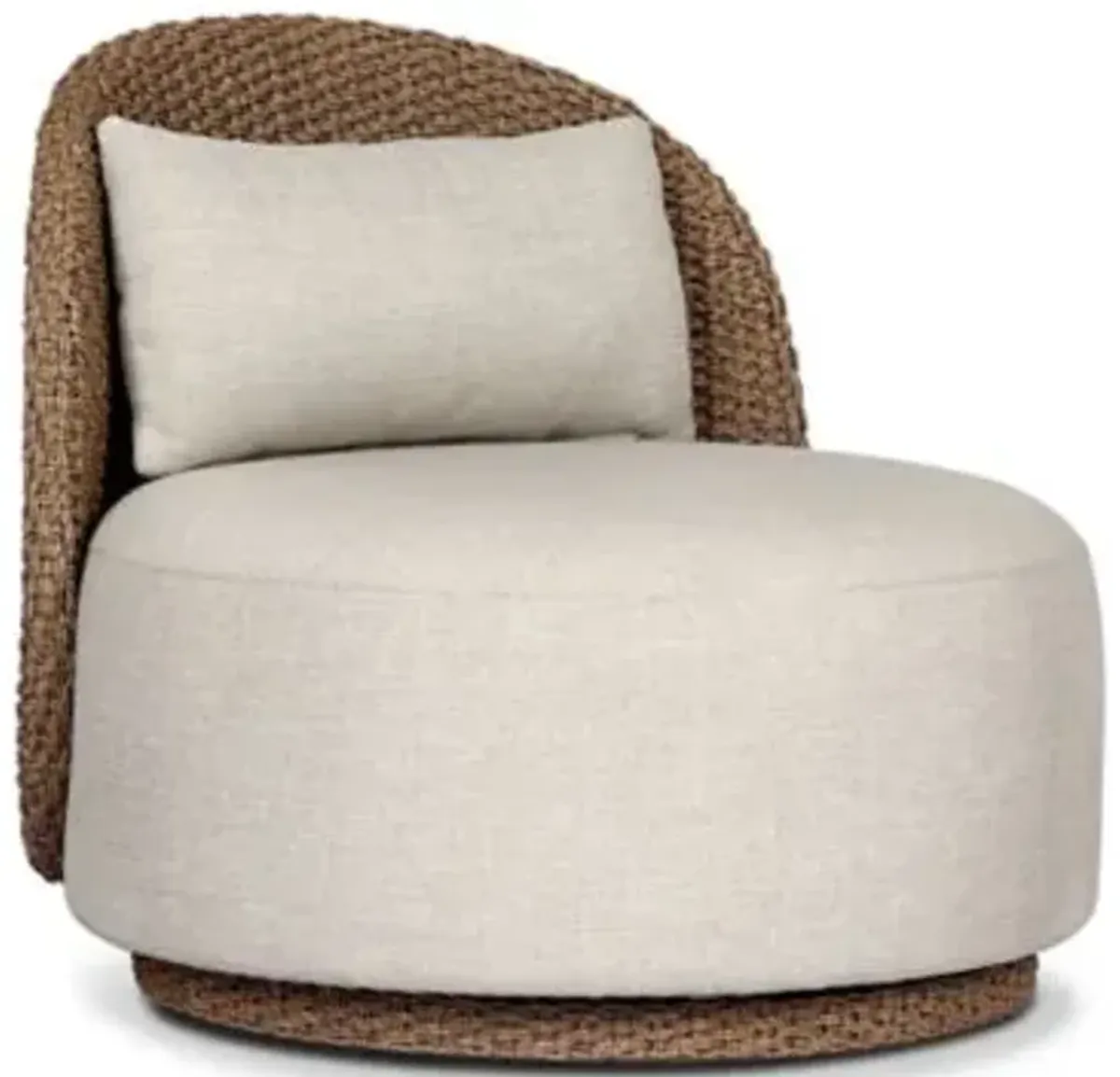 Quaid Outdoor Woven Swivel Chair