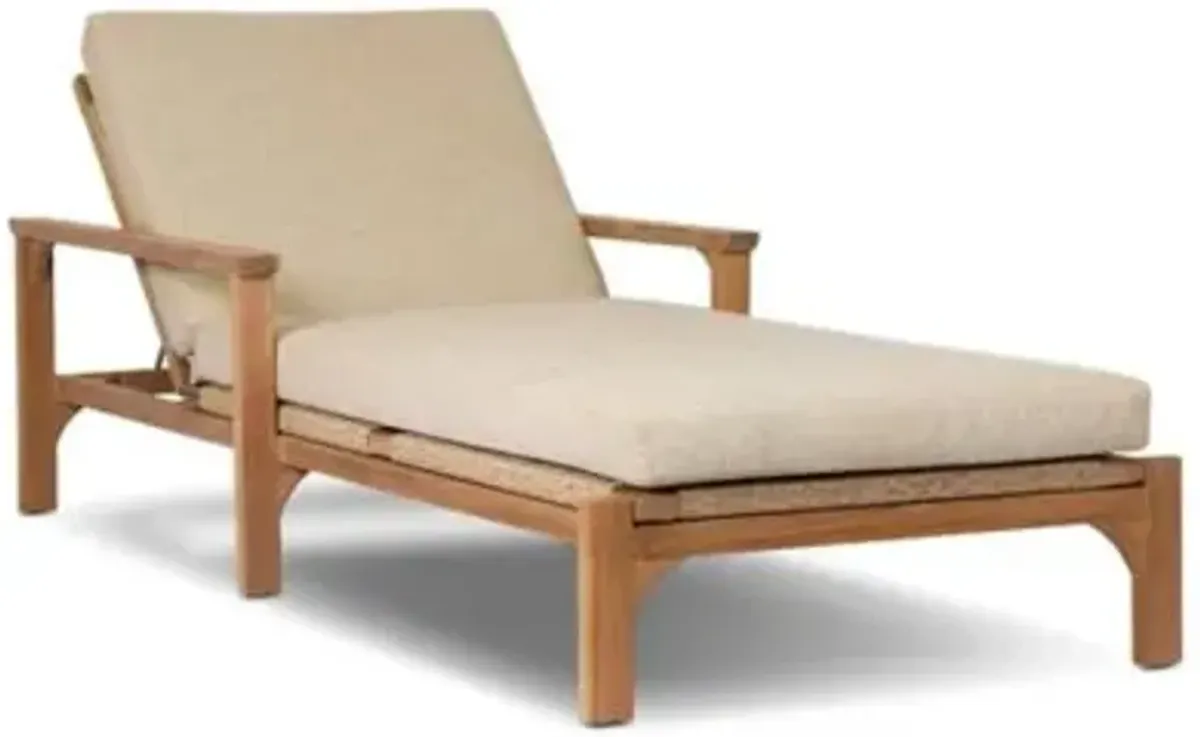 Topeka Outdoor Chaise Lounge
