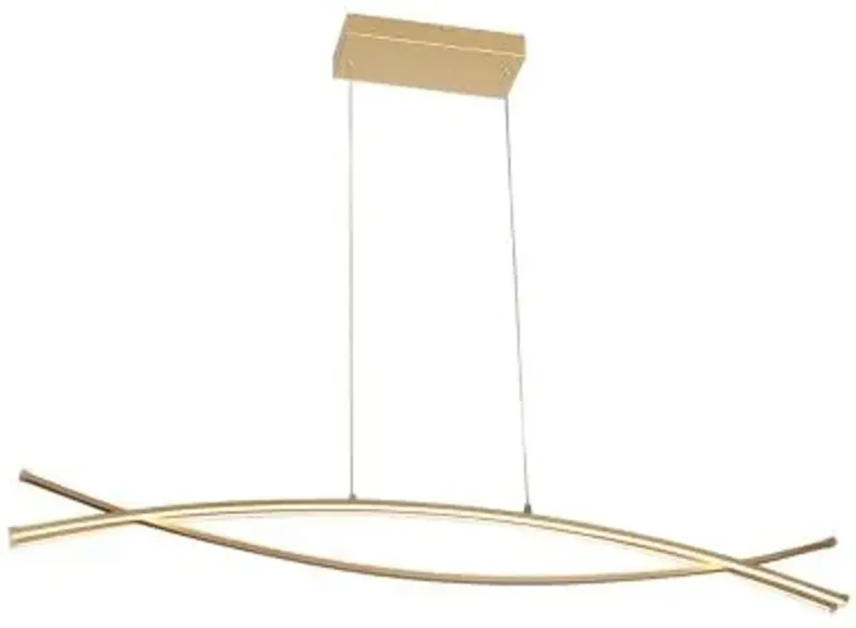 Wishbone LED Linear Suspension