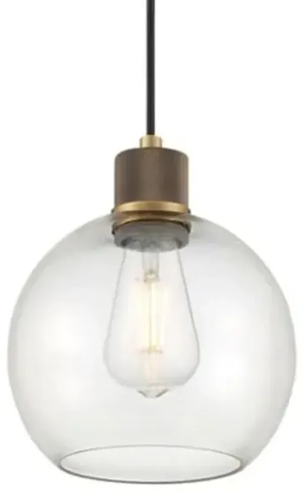 Port Nine Burgundy LED Mini Pendant