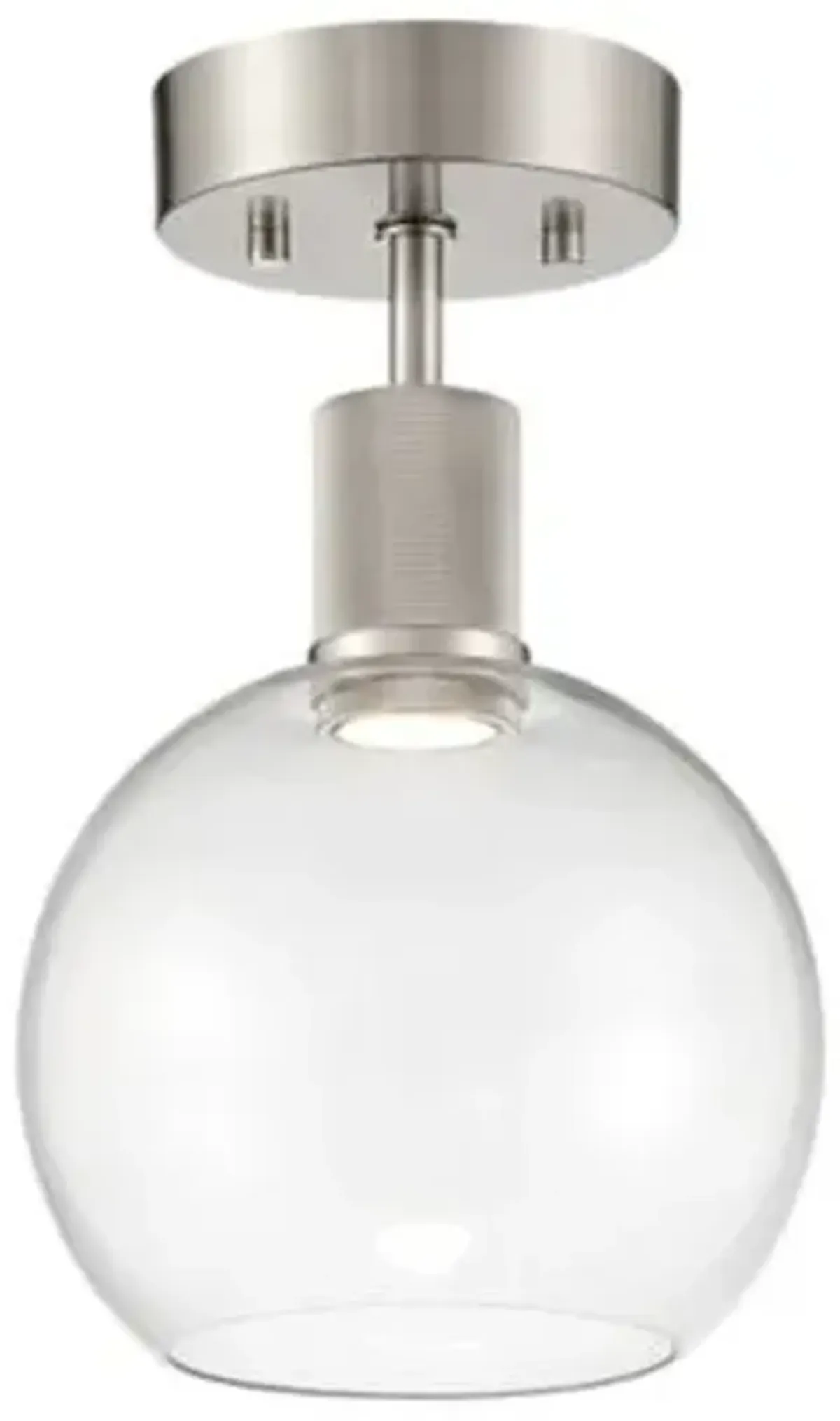 Port Nine Burgundy Semi-Flushmount