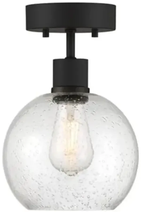 Port Nine Burgundy Semi-Flushmount