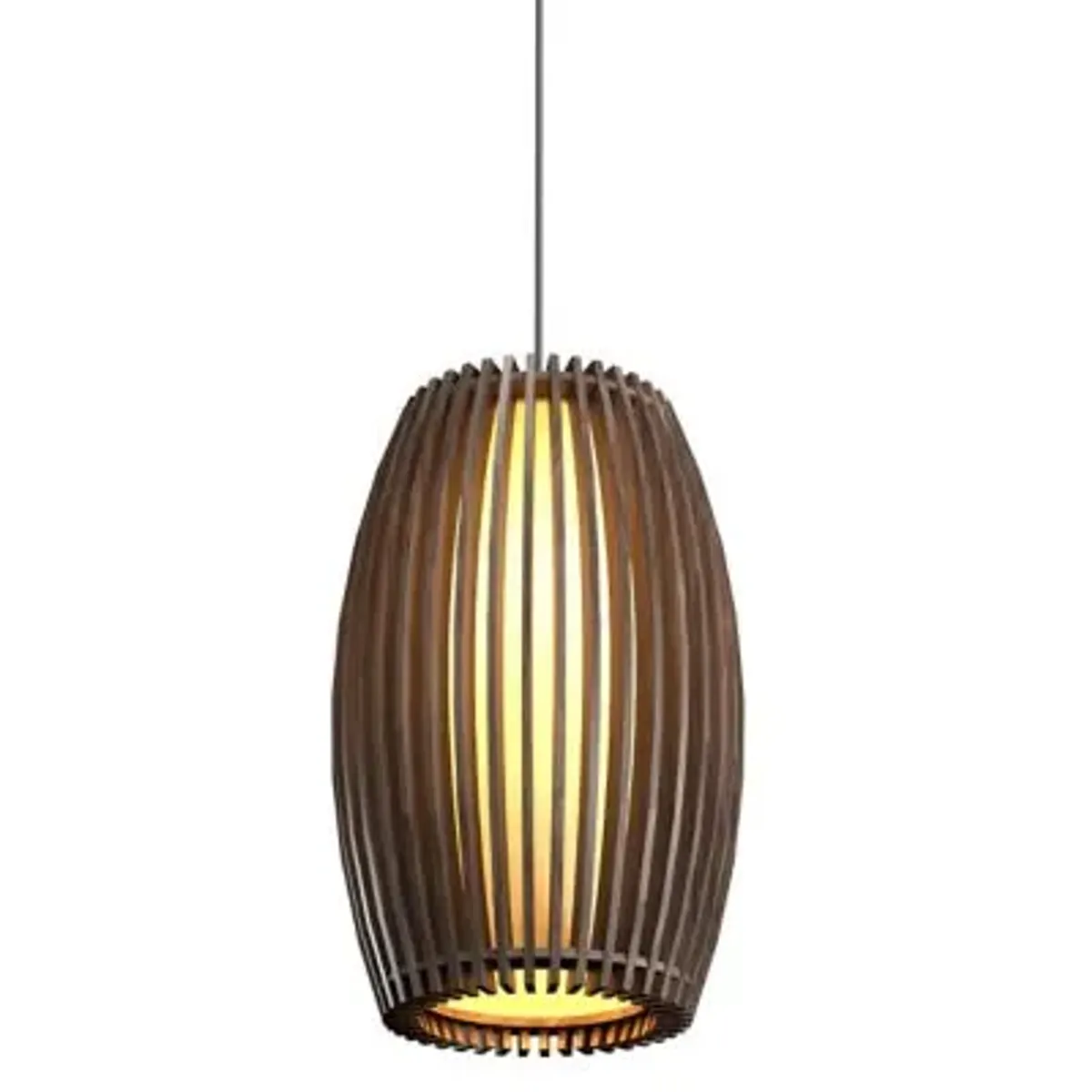 Stecche Di Legno Oval Mini Pendant