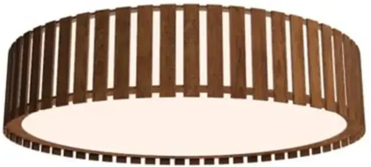Slatted LED Flushmount
