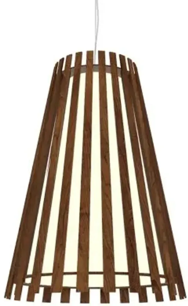 Slatted Cone Pendant