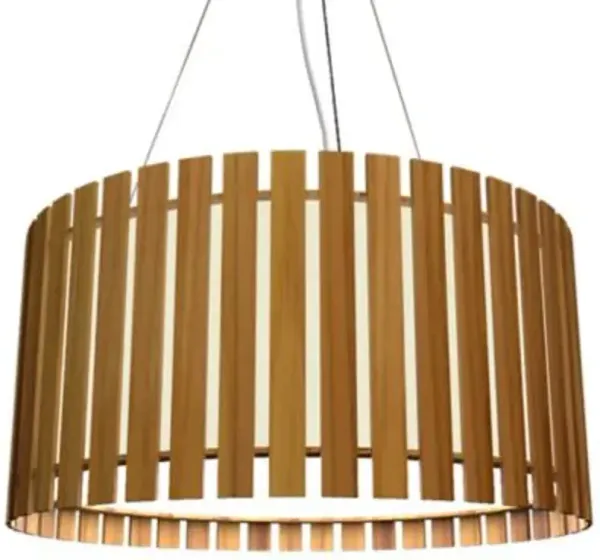 Slatted Drum Pendant