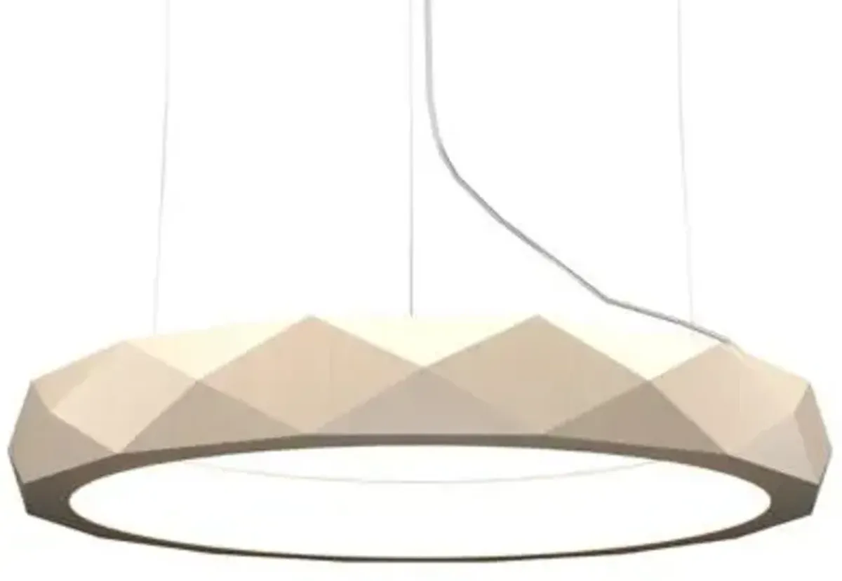 Facet Round LED Pendant