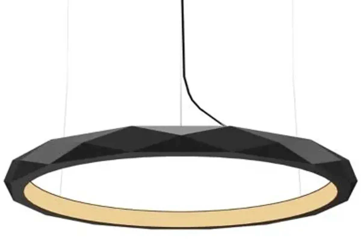 Faceted LED Chandelier