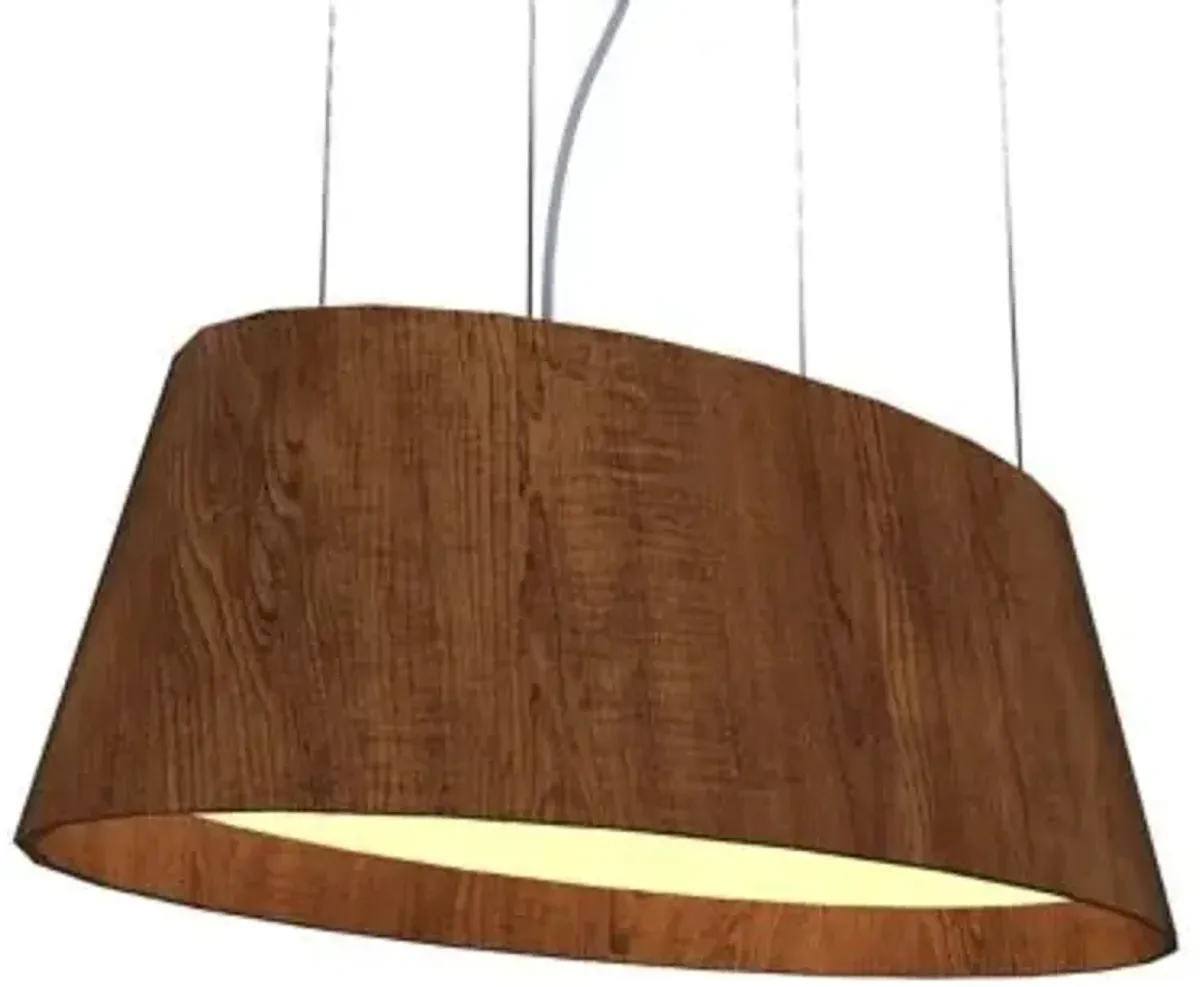 Oval LED Linear Suspension