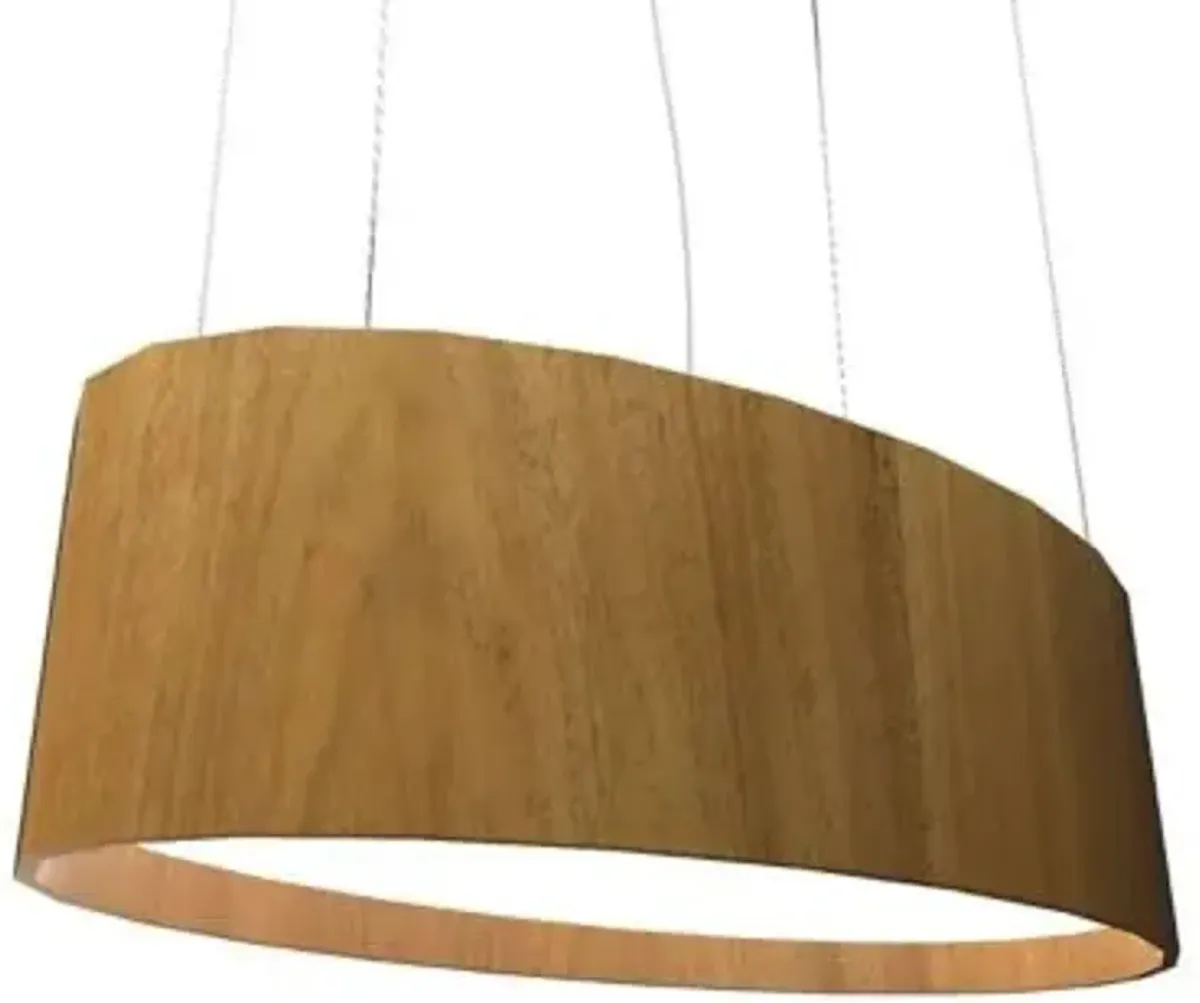 Oval LED Linear Suspension