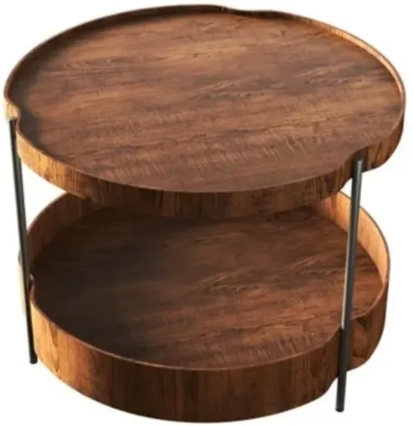 Flow 2 Tier Side Table