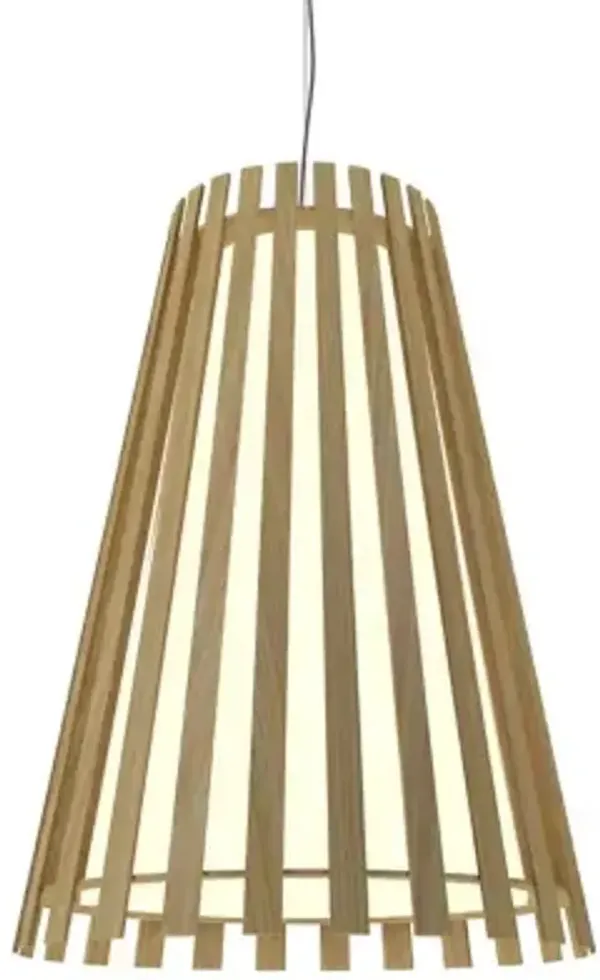 Slatted Cone Pendant
