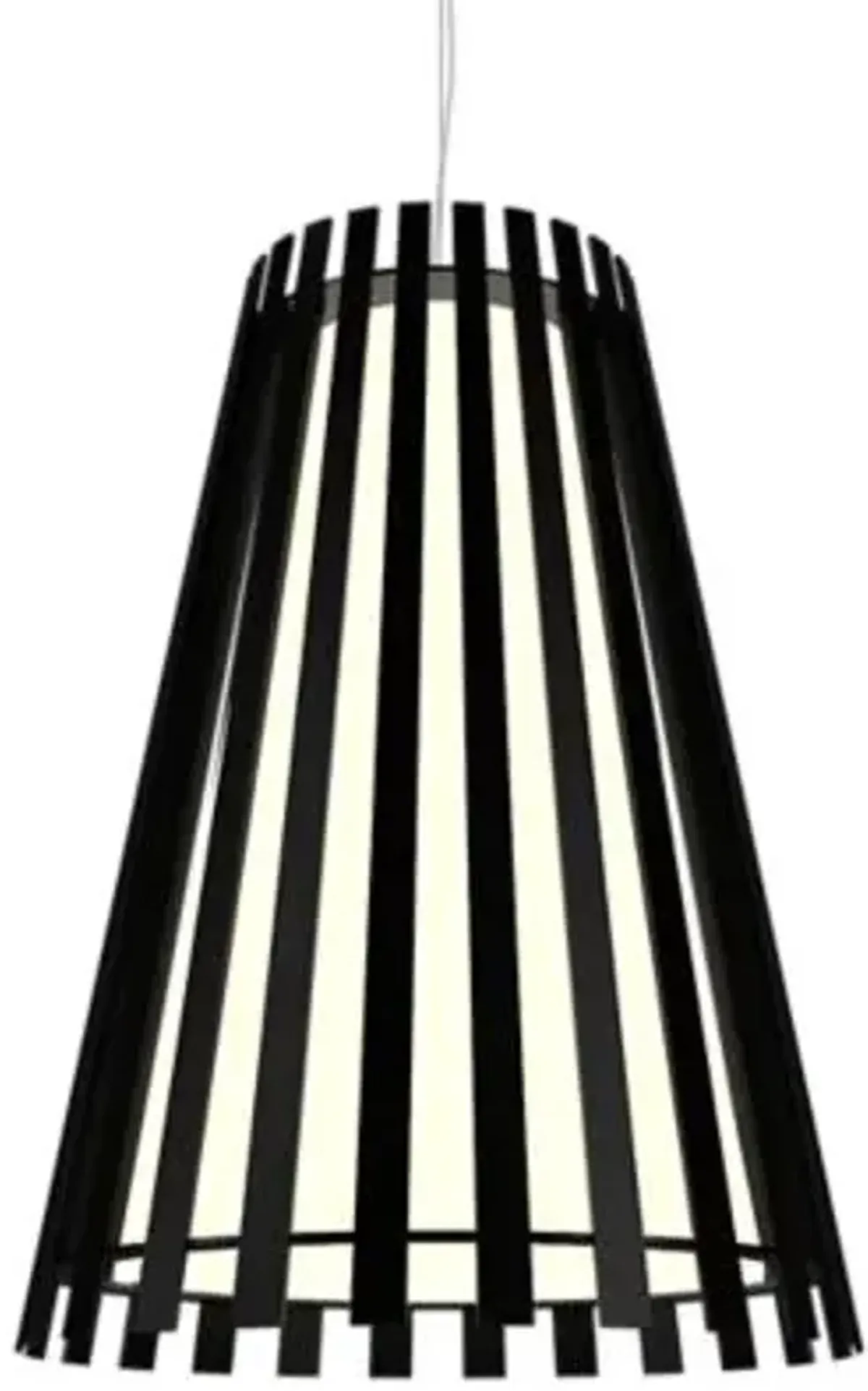 Slatted Cone Pendant