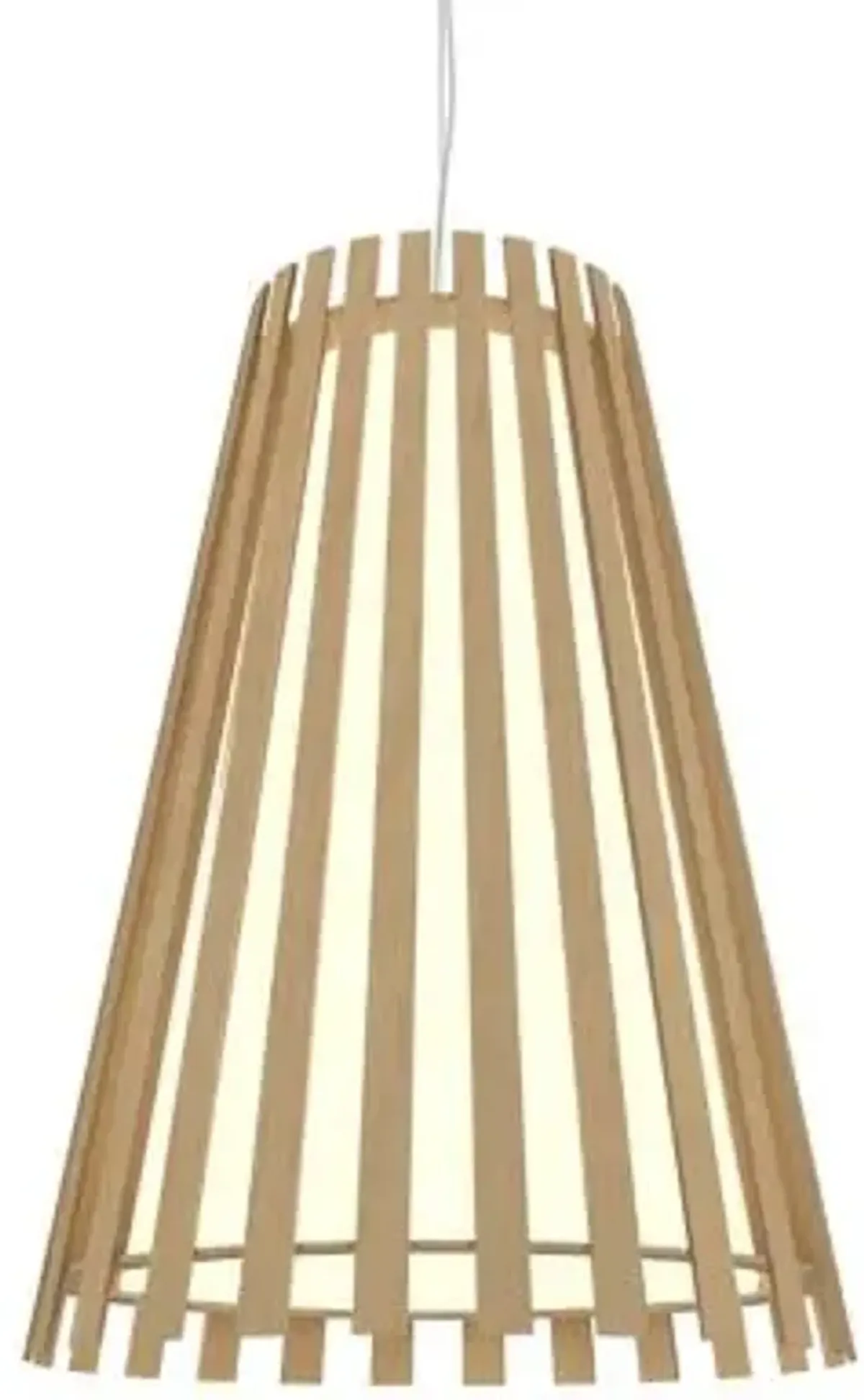 Slatted Cone Pendant