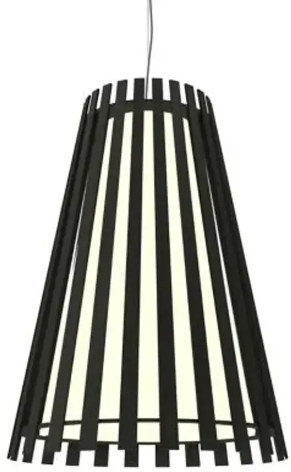 Slatted Cone Pendant
