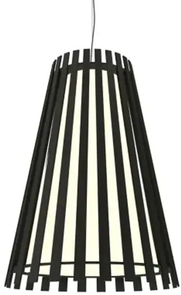 Slatted Cone Pendant