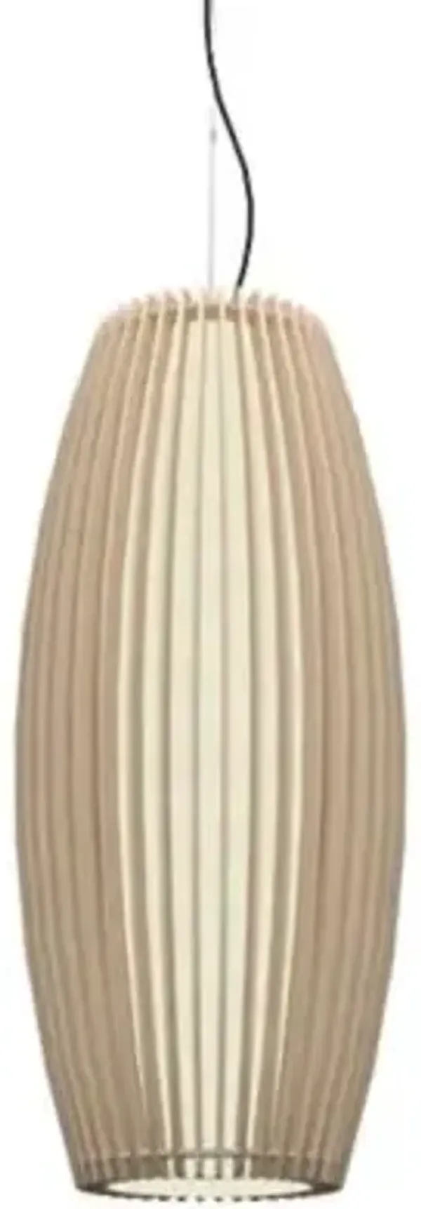 Stecche Di Legno Oval Pendant