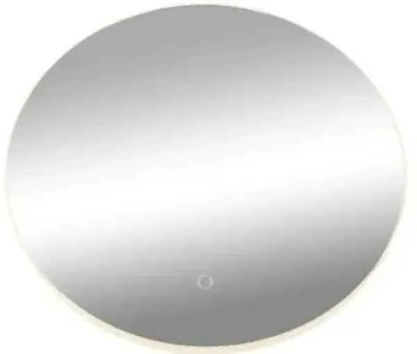 Reflections Round Thin LED Mirror