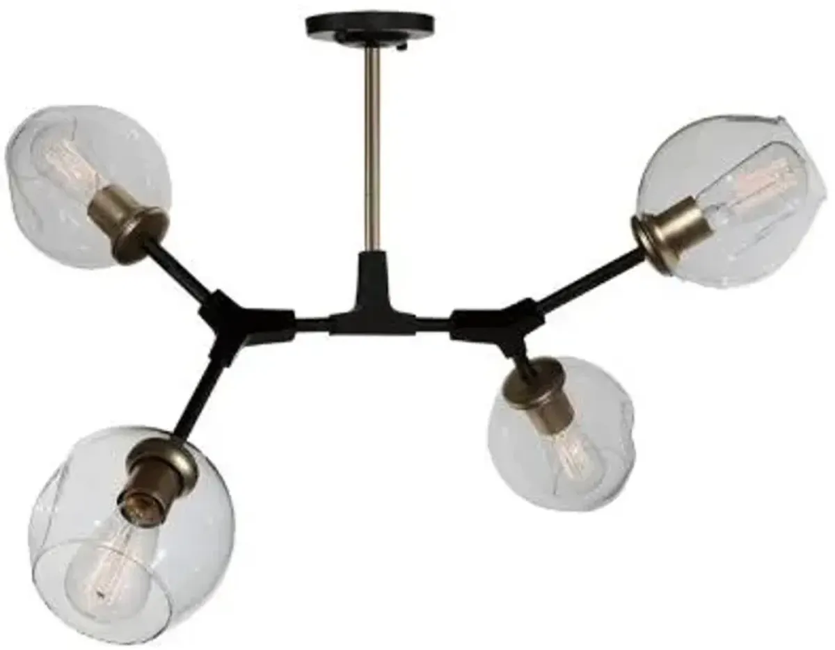 Organic Semi-Flushmount