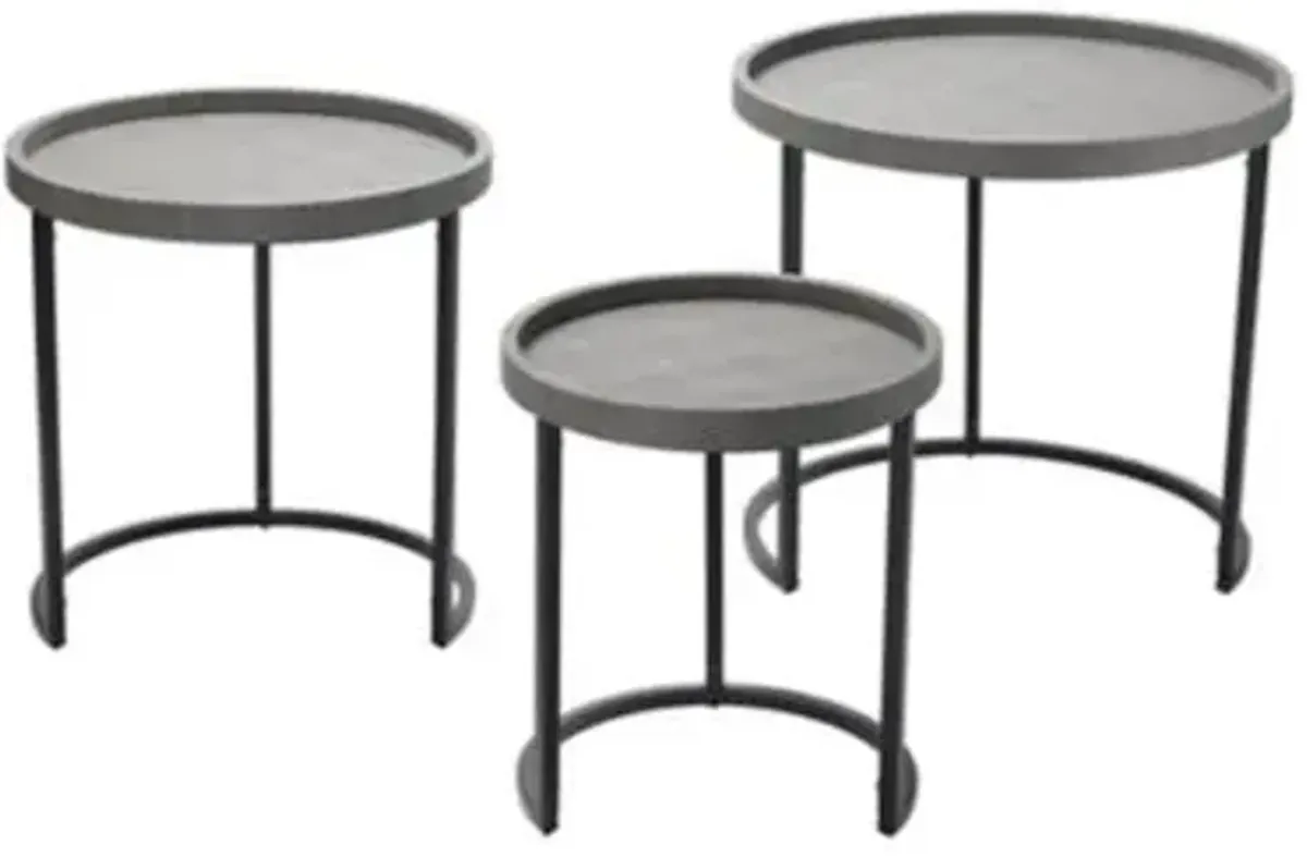 Maddox Side Tables, Set of 3