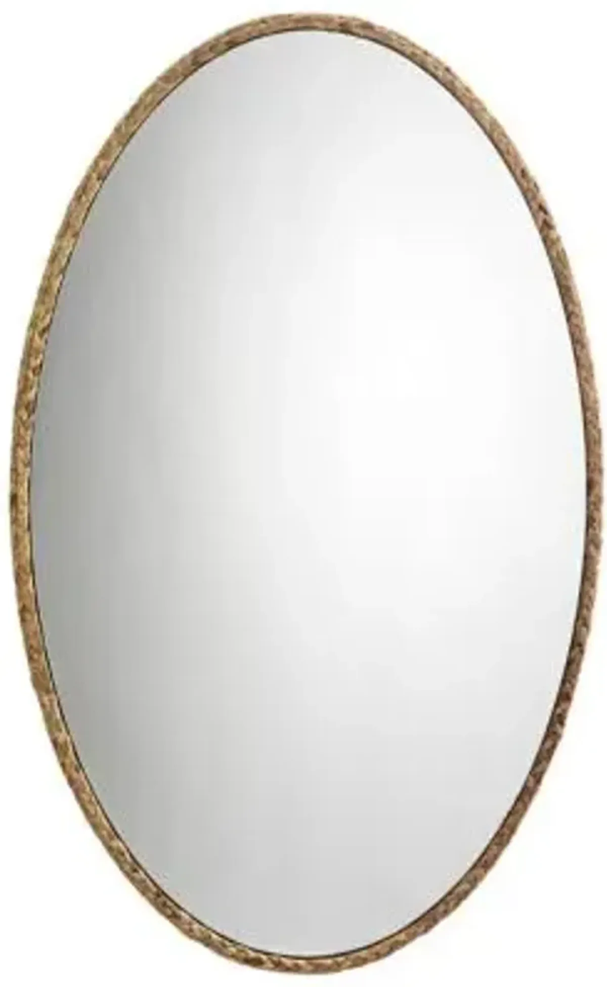 Sparrow Braided Natural Seagrass Oval Mirror