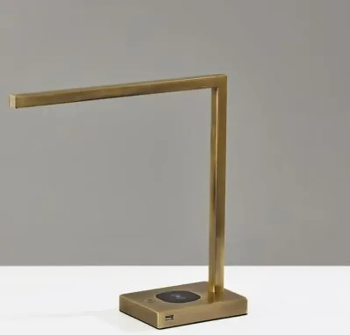 Aidan LED Desk Lamp with Wireless Charging Station