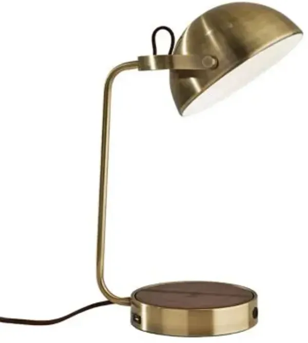 Brooks Wireless Charging Desk Lamp