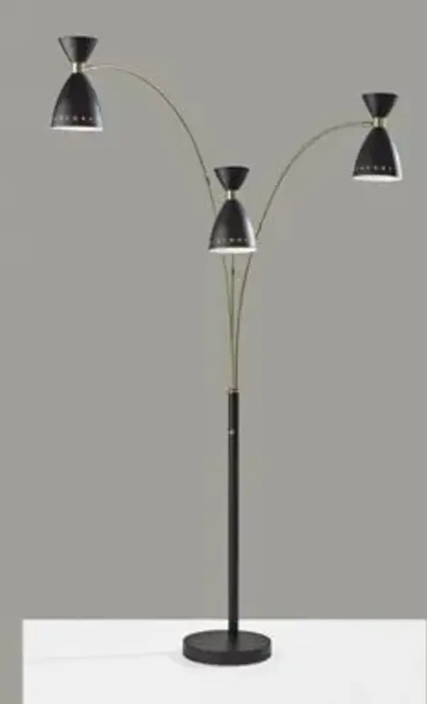 Oscar 3 Arm Arc Floor Lamp