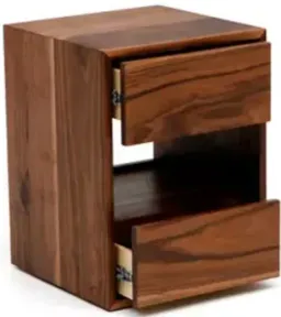 Walnut And White / Walnut- White Lacquered Drawers color