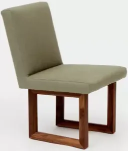 Moss Linen Blend / Walnut color