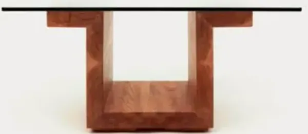 SQG22 Rectangular Glass Top Table