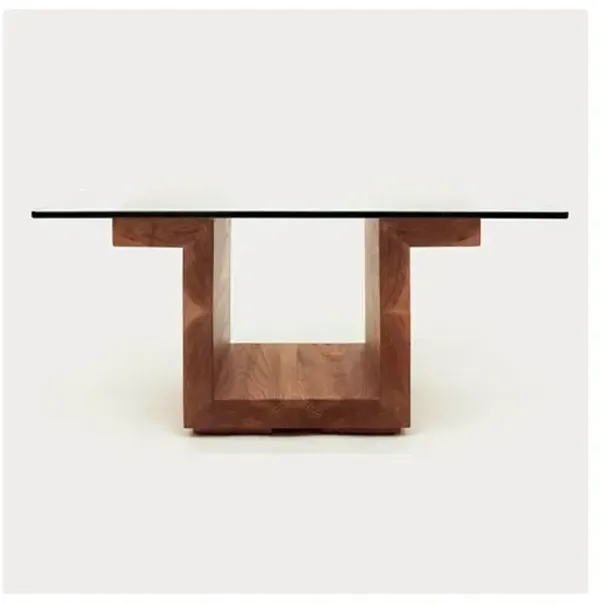 SQG28 Square Glass Top Table